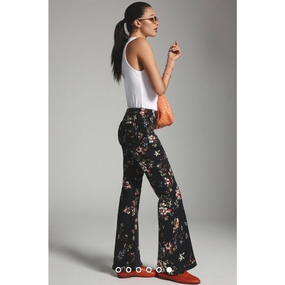 Anthropologie x Pilcro Mid-Rise Demilune Utility Pants Size 27 - Picture 2 of 13